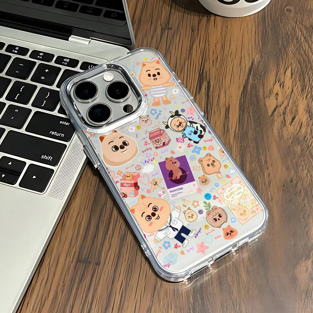 Фото Мягкий чехол для телефона с милыми животными S-Strays K-POP Kids для iPhone 17, 16e, 16, 15, 14, 13, 12, 11 Mini, Pro, Max, X, XR, XSMAX, 8, 7, Air, Plus №4