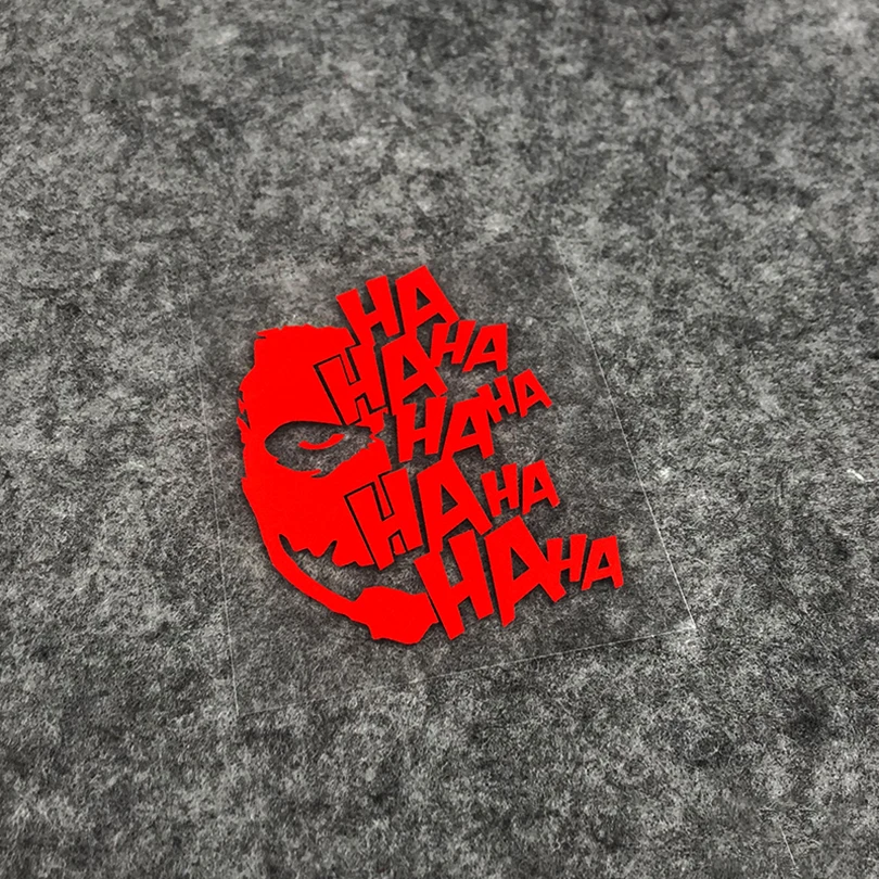 

Водонепроницаемая Автомобильная наклейка-шутер Ха-улыбка смех ха-ха наклейка жуткий клоун автомобиль грузовик окно бампер виниловая графи...