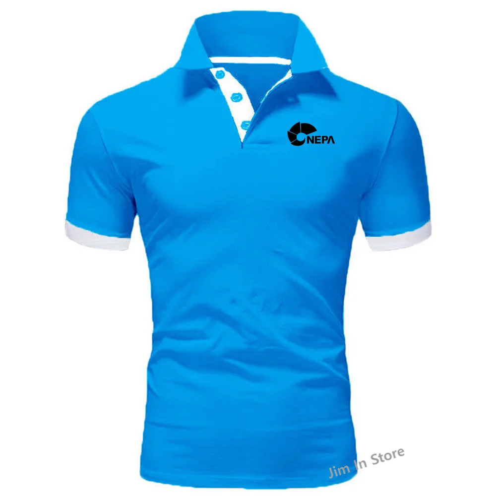 

Summer Men's Polo Shirt Nepa Cotton Short Sleeve Top Men's Business Leisure Youth Korean Fashion Clothing Golf Outdoor Sports