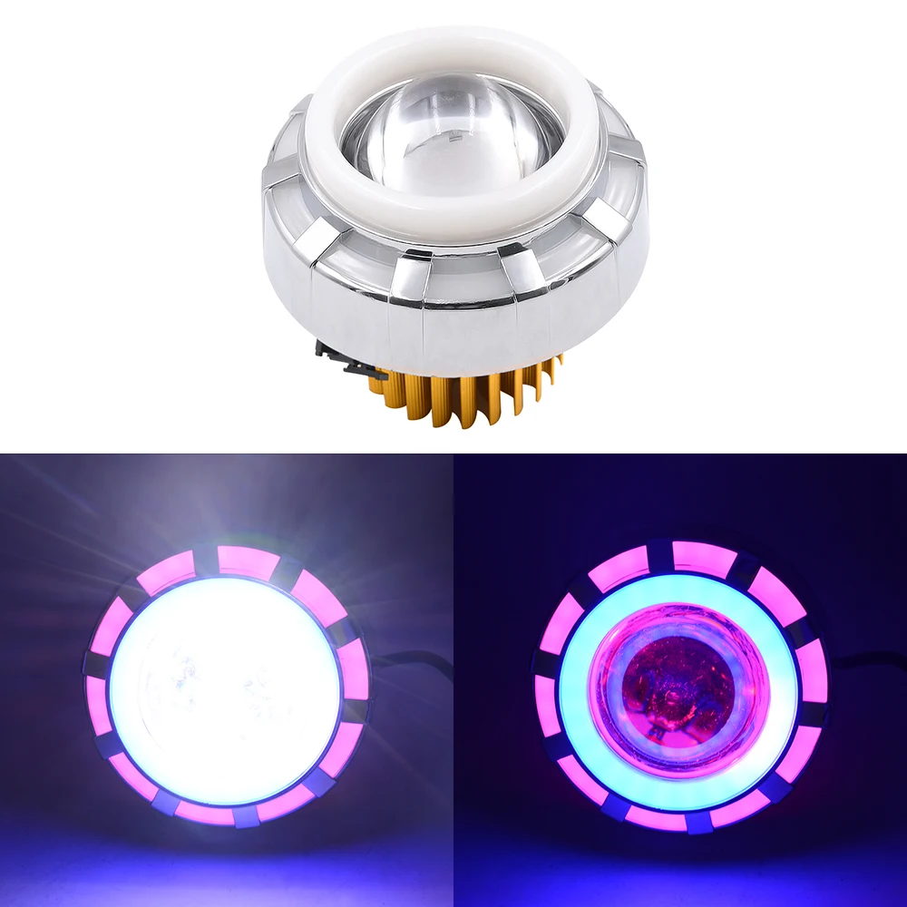 

Универсальный мотоциклетный налобный фонарь «ангельские глазки», стробоскопическая вспышка, дизайнерский светодиодный фонарь для мотоци...