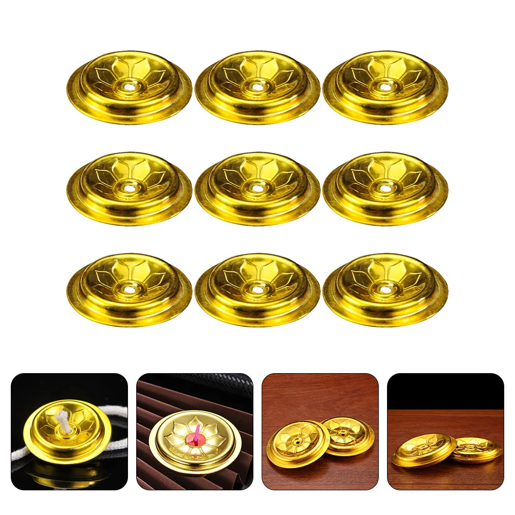 

Oil Float Aluminum Wick Floating Holders Butter Lamp Liquid Enshrine Accessories