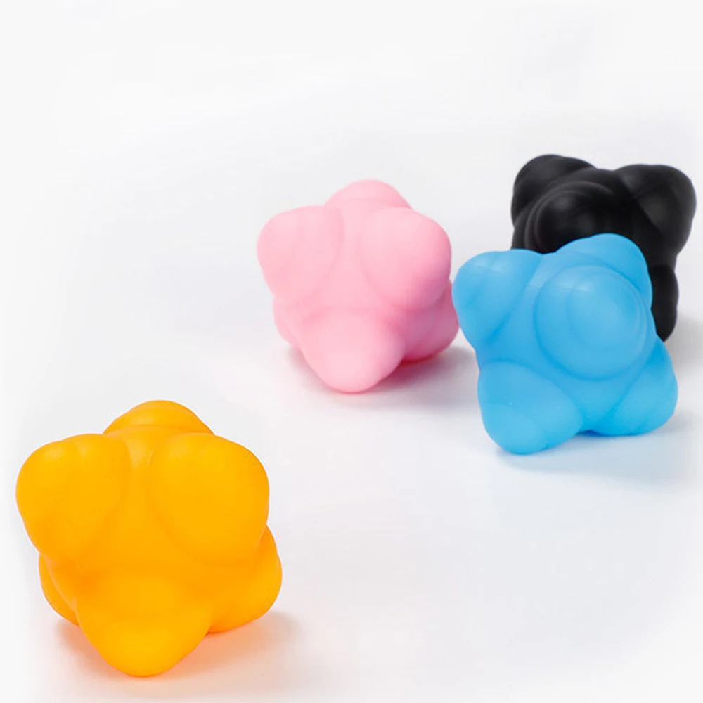 

Reaction Ball for Women Men Kids Hexagonal Fitness Sport Speed Agility Training Reaction Ball for Adults Children