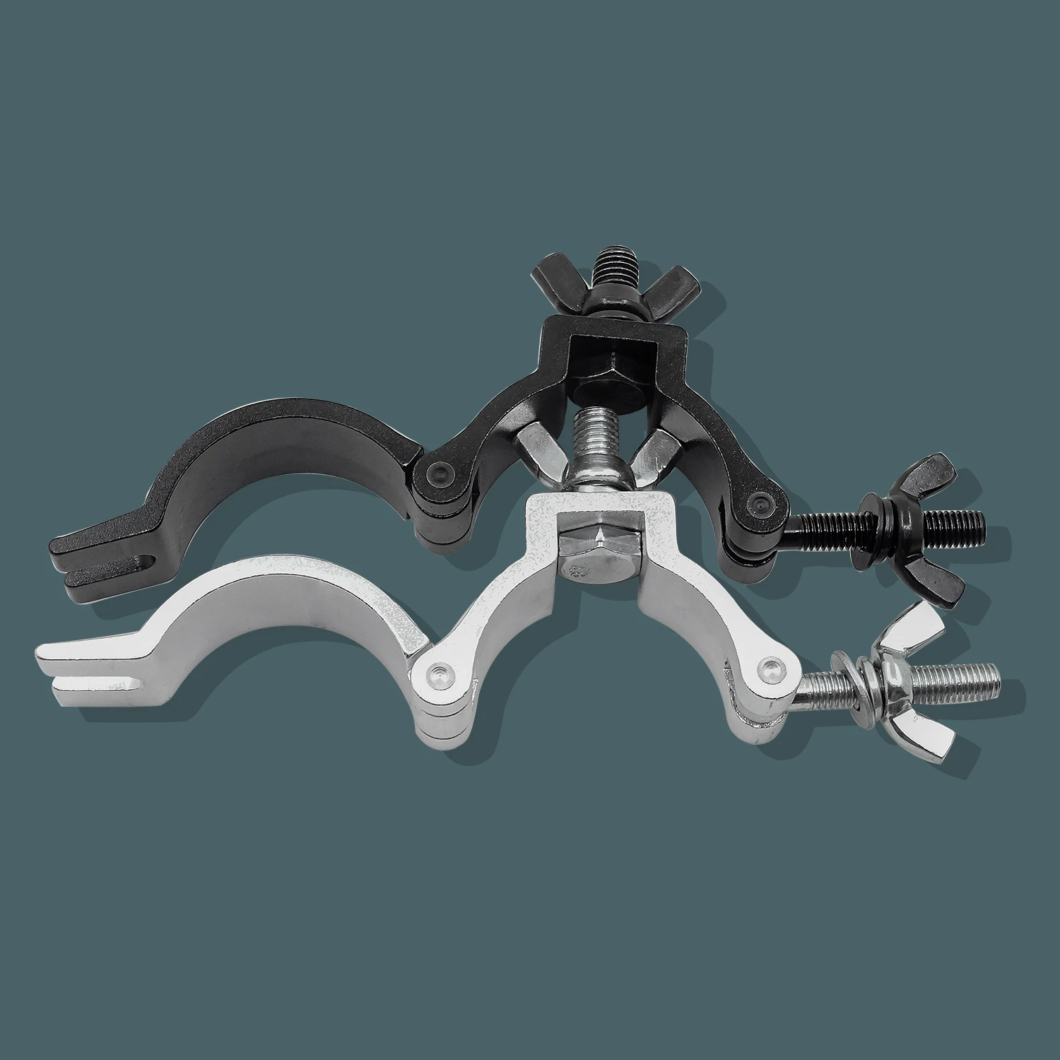 10 шт./лот Кронштейн для светодиодных сценических эффектов Скрепы из алюминиевого материала для подвески парных подвижных головных светильников безопасность.