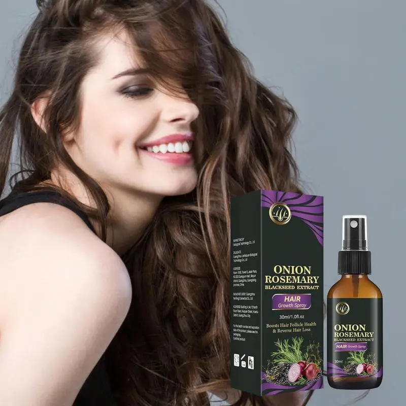 Blackseed Hair Regrowth Mist Anti Hair Loss Longer Shiny Thicker Fuller Essence Hair Care Product