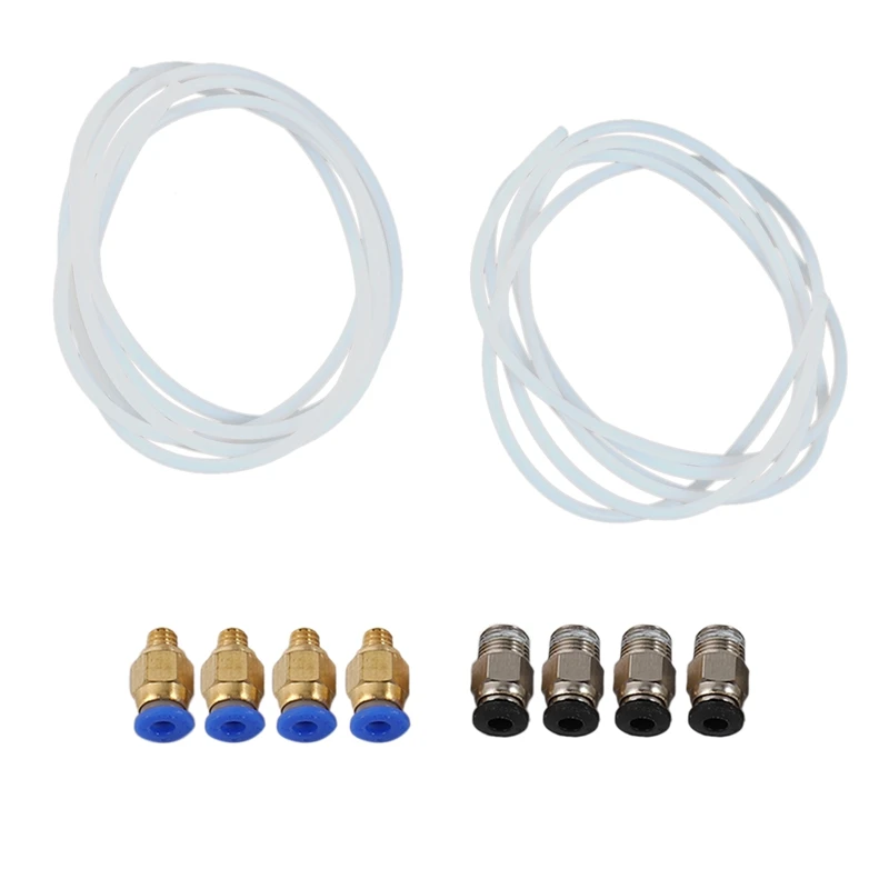 

2 Pieces Ptfe PTFE Tube (2 Meters) + 4 Pieces Pc4-M6 Quick Fitting + 4 Pieces Pc4-M10 Straight Pneumatic Fitting Push To Connect