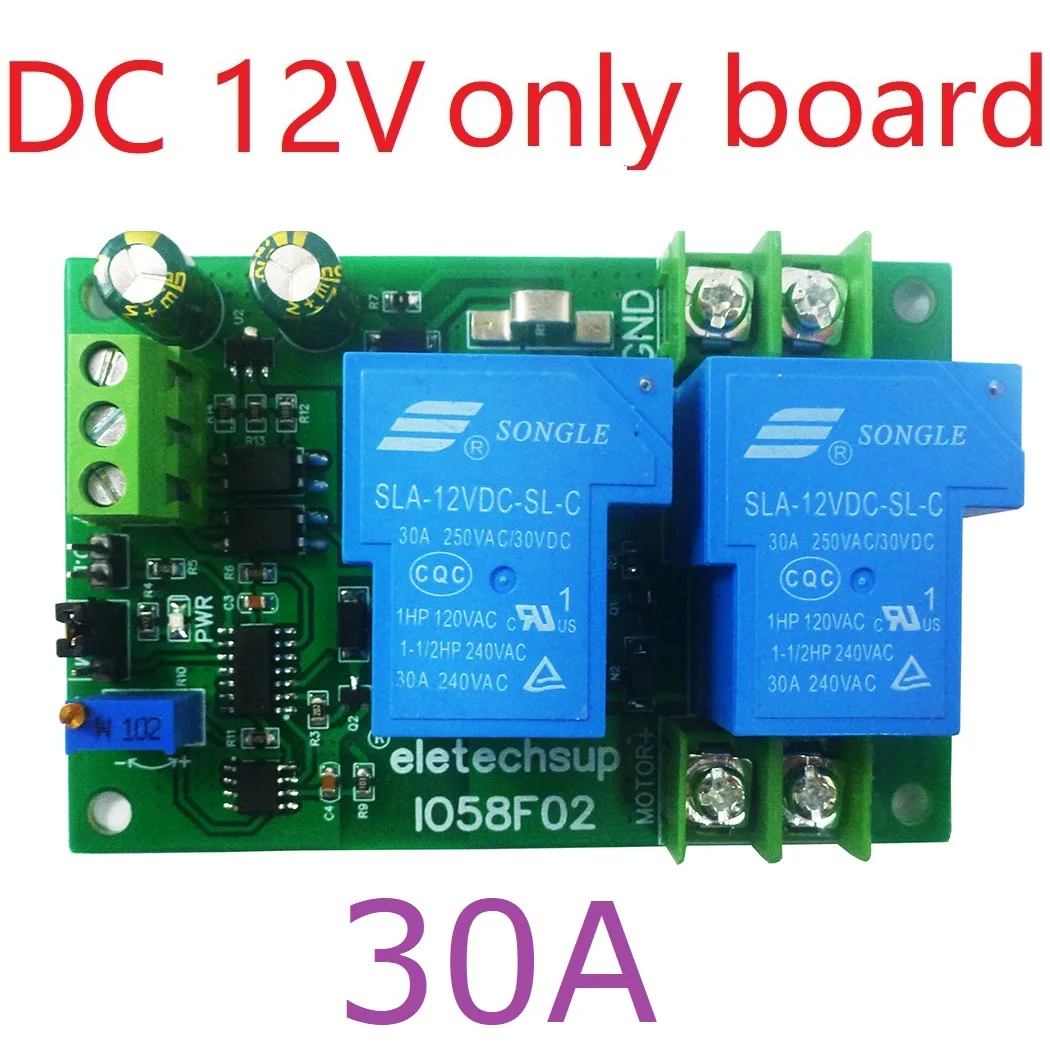 

Контроллер двигателя eletechsup 10A/20A/30A DC 12V 24V