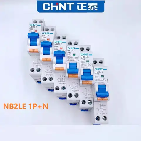 CHINT NB2LE 1P + N автоматический выключатель защиты от утечки