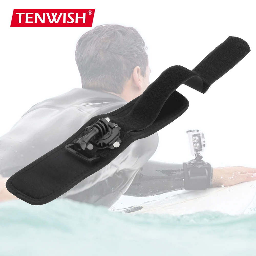 

Поворотное на 360 Градусов Крепление на запястье регулируемый ремешок держатель для GoPro для HERO 10 9 8 7 Yi 4K SJ4000 аксессуары для экшн-камеры