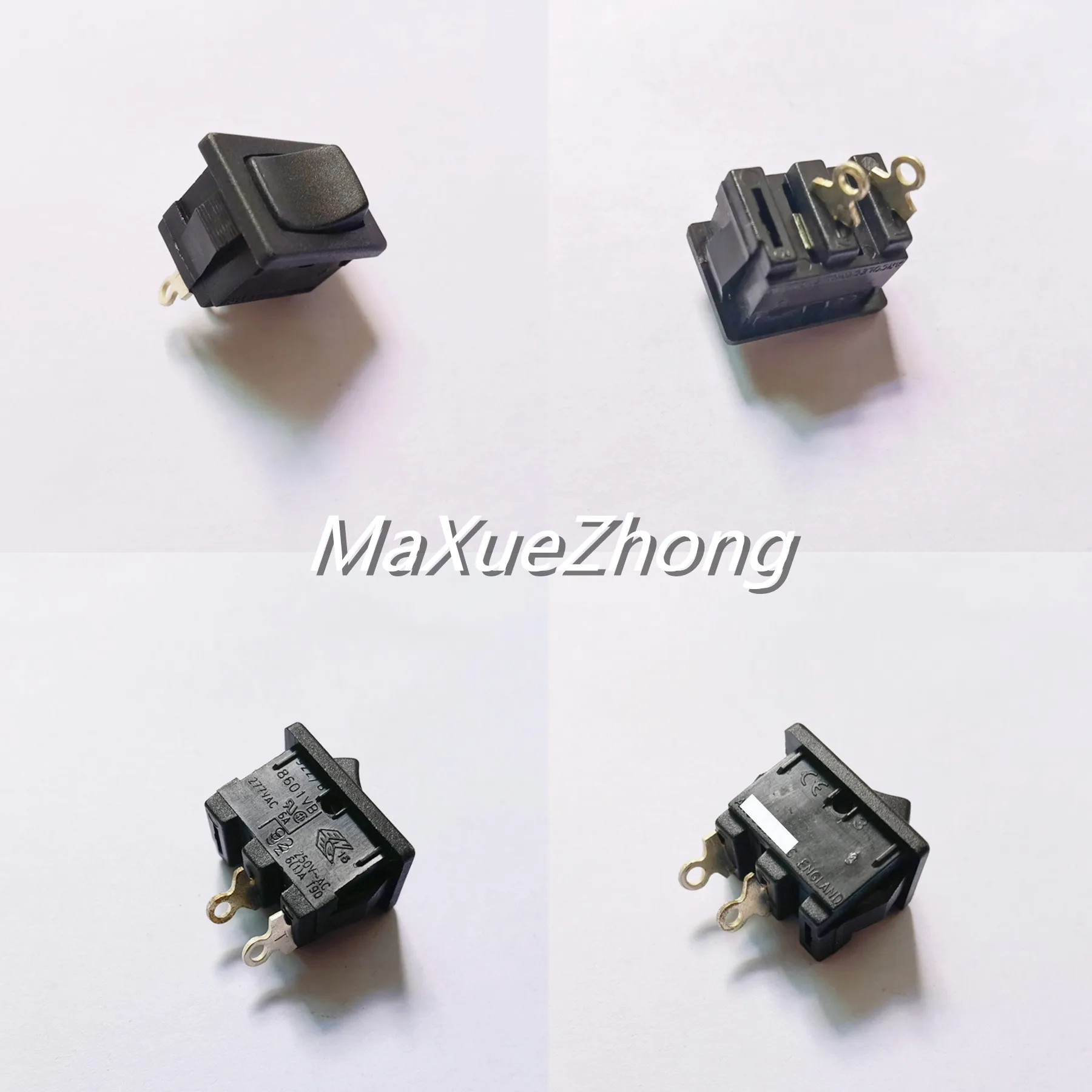 Оригинальный новый 100% 8601VB самоходный кулисный переключатель 2pin сброс наклона выключатель питания 6A 250VAC