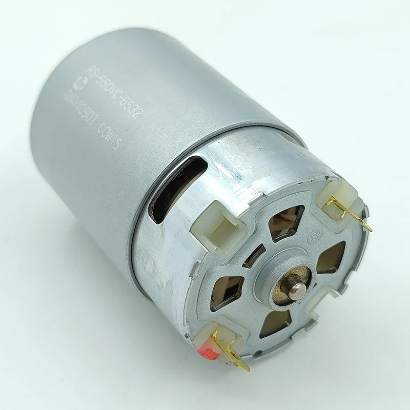 Фото Высокоскоростной электродвигатель Mabuchi RS-550VC-6532 CCW15 DC 12V 14.4V 18V 21000 об/мин для электроотверток, дрелей и садового инструмента №1