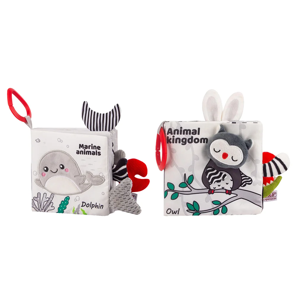 

2pcs Baby Books Early Education Cloth Books Baby Bath Books Toy Baby Essentials