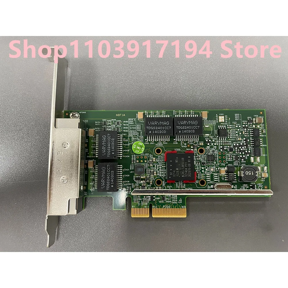 Четырехпортовая гигабитная сетевая карта KH08P PCIE X4 для DELL BCM5719 сетевой интерфейс
