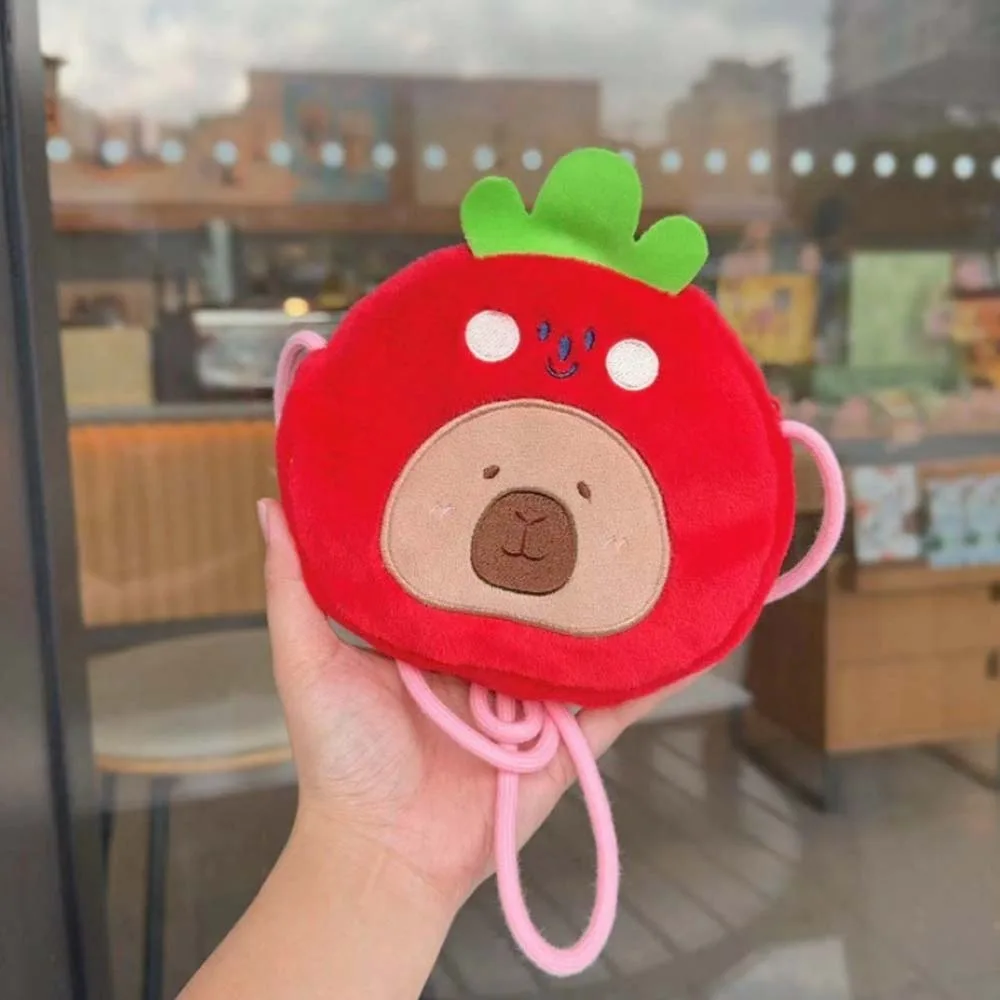 Сумка кросс-боди каваи капибара Детский кошелек конфетных цветов с