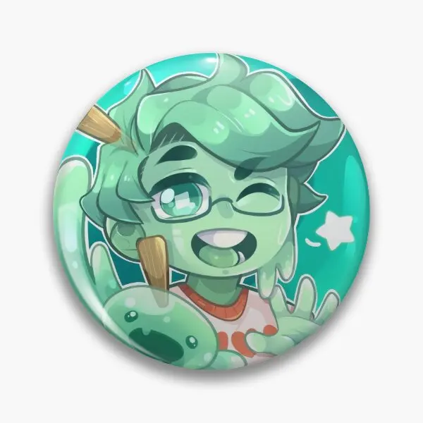 Мягкая булавка для пуговиц Slimy Boy модная женская металлическая бижутерия