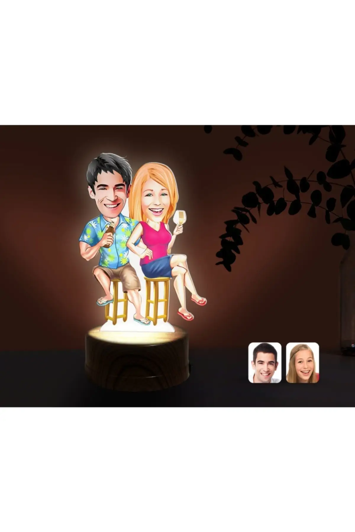 

Personalized Female Decorative 3d trinkets Led Illuminated Night Lamp-33