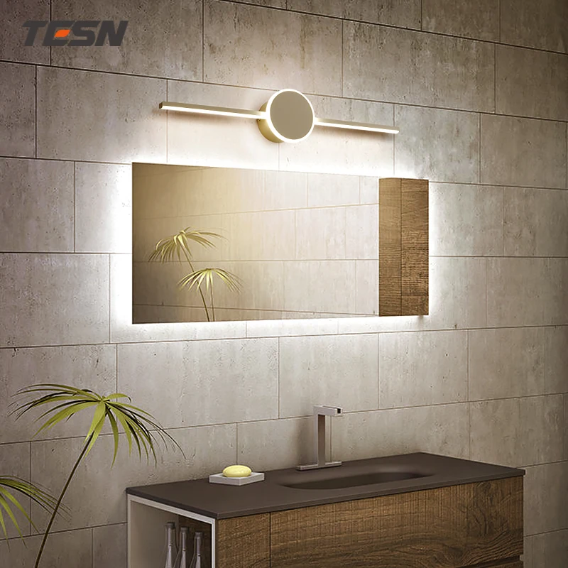 

led mirror lamp modern minimalist bathroom bathroom cabinet makeup lamp Nordic bathroom strip wall lamp
