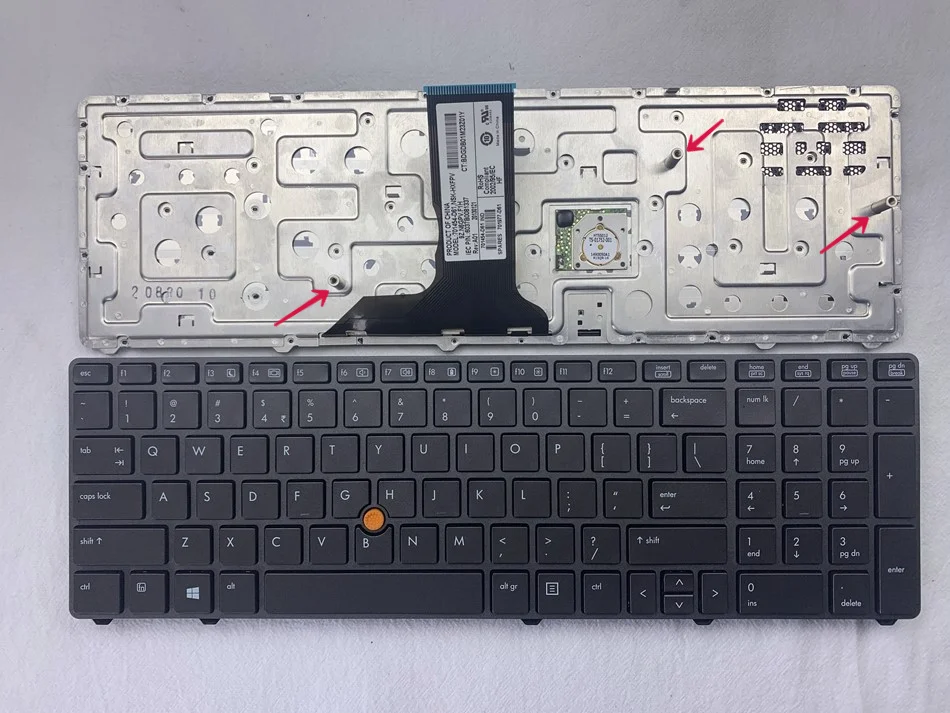 Клавиатура для ноутбука Hp Elitebook 8760 Вт 8770 с расположением точки США | Компьютеры и