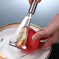 kitchen home fruit vegetable peeler multi function stainless steel peeler fruit carving knife triangular sharp blade