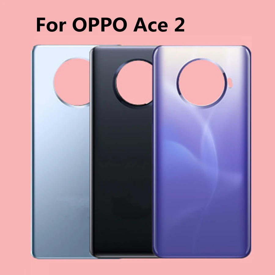 

For OPPO ACE 2 Battery Back Cover For OPPO Reno Ace2 Battery Cover Rear Housing Door Glass Case No lens Replacement Parts