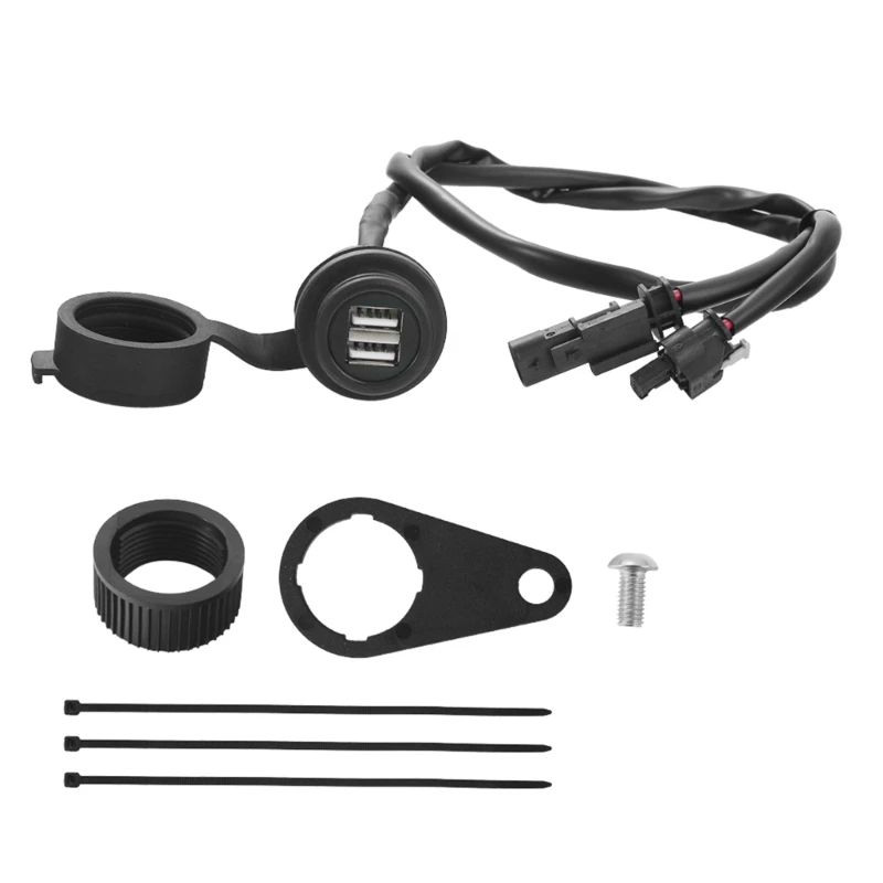 

BF88 For R1200GS R1250GS F700GS Motorcycles Twin USB Waterproof USB Socket