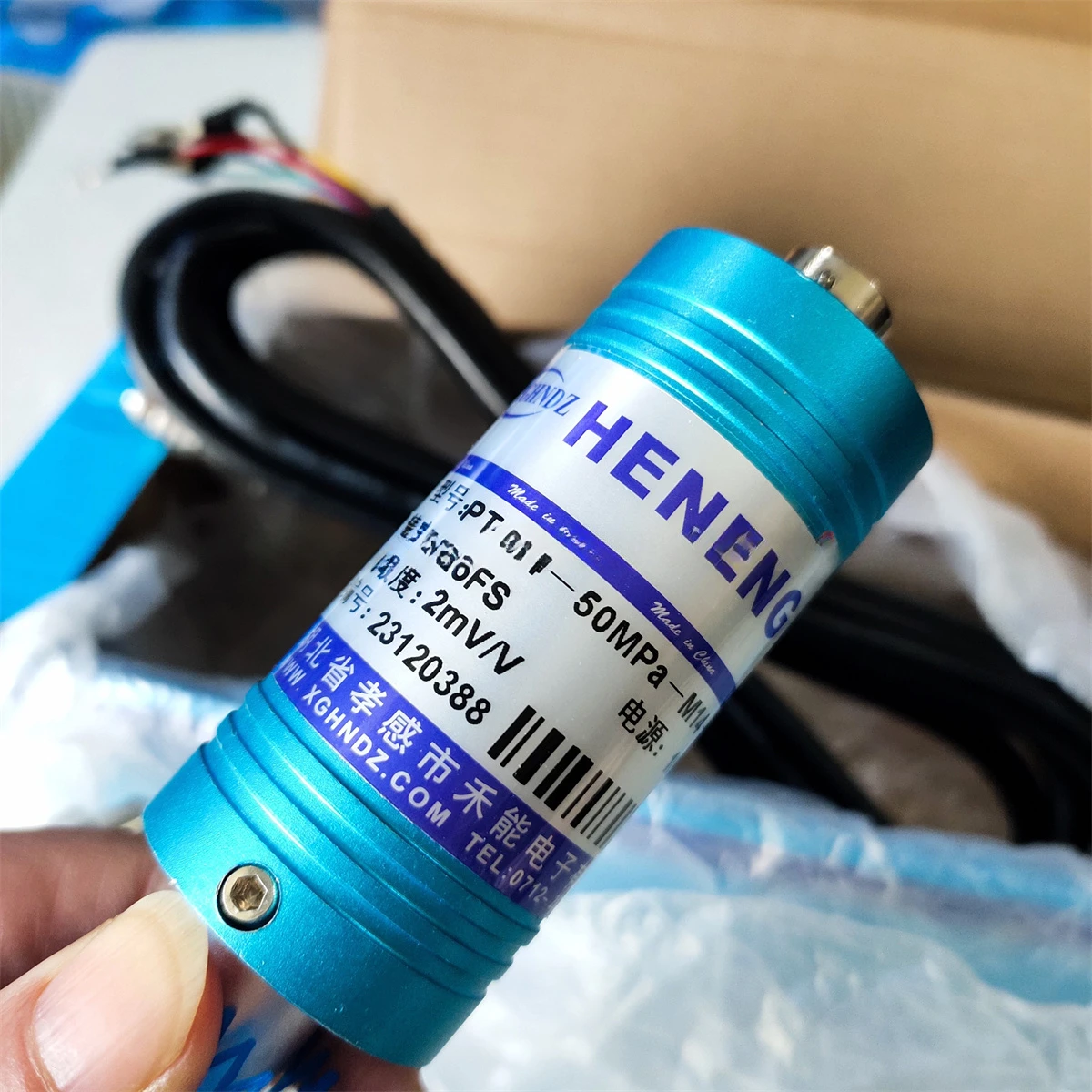 PT124-50MPA-M14*1 5-2 мВ/В Высокотемпературный датчик давления расплава HENENG