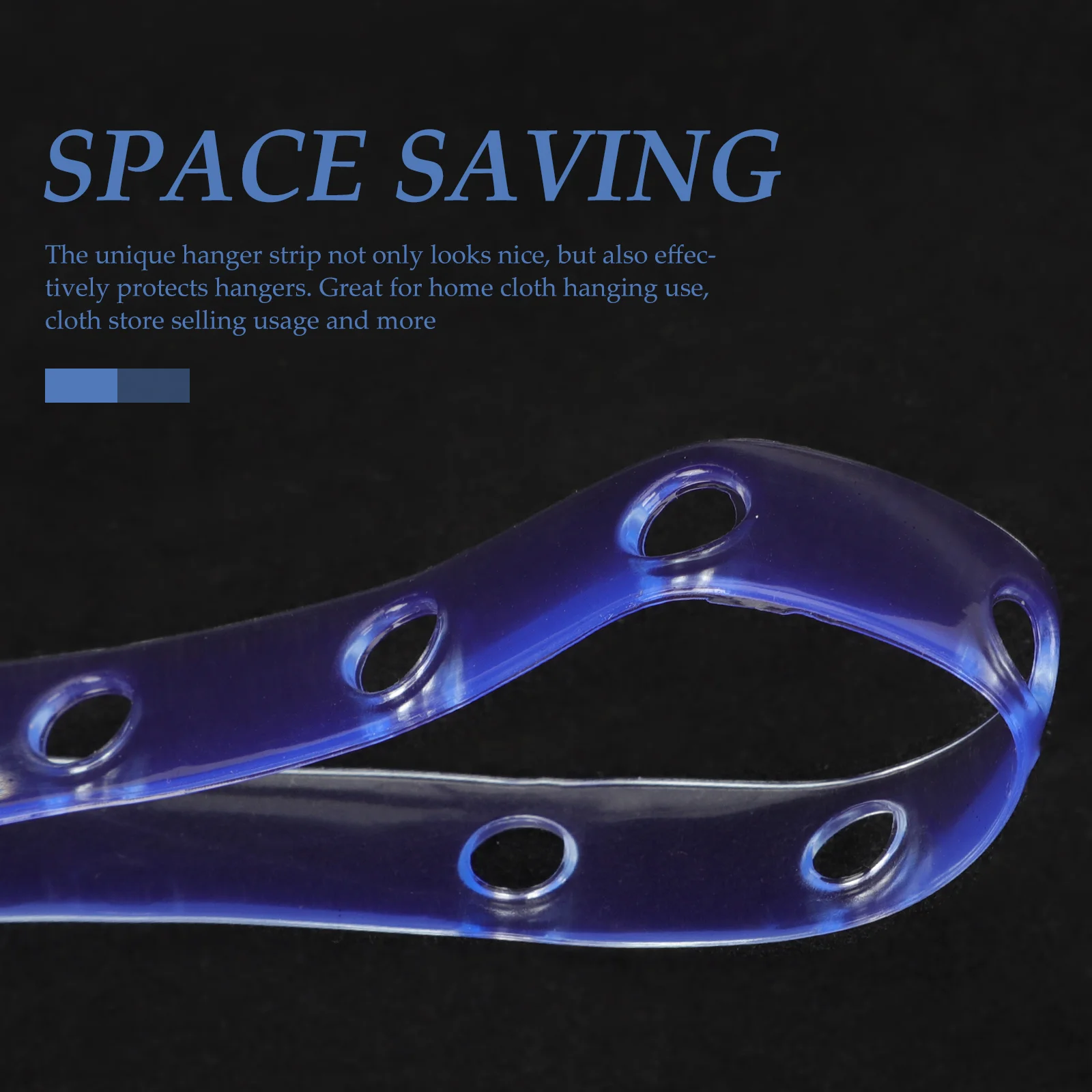20 шт. прозрачные полоски для вешалок дисплея пластиковые вешалки одежды