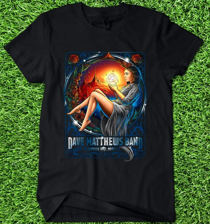 Футболка с принтом Дейва мэтьвса! Лучшая... новая рубашка, Хэллоуин .. Художественная печать Футболка с принтом Дейва мэтьвса! Лучшая... новая рубашка, Хэллоуин .. Художественная печать