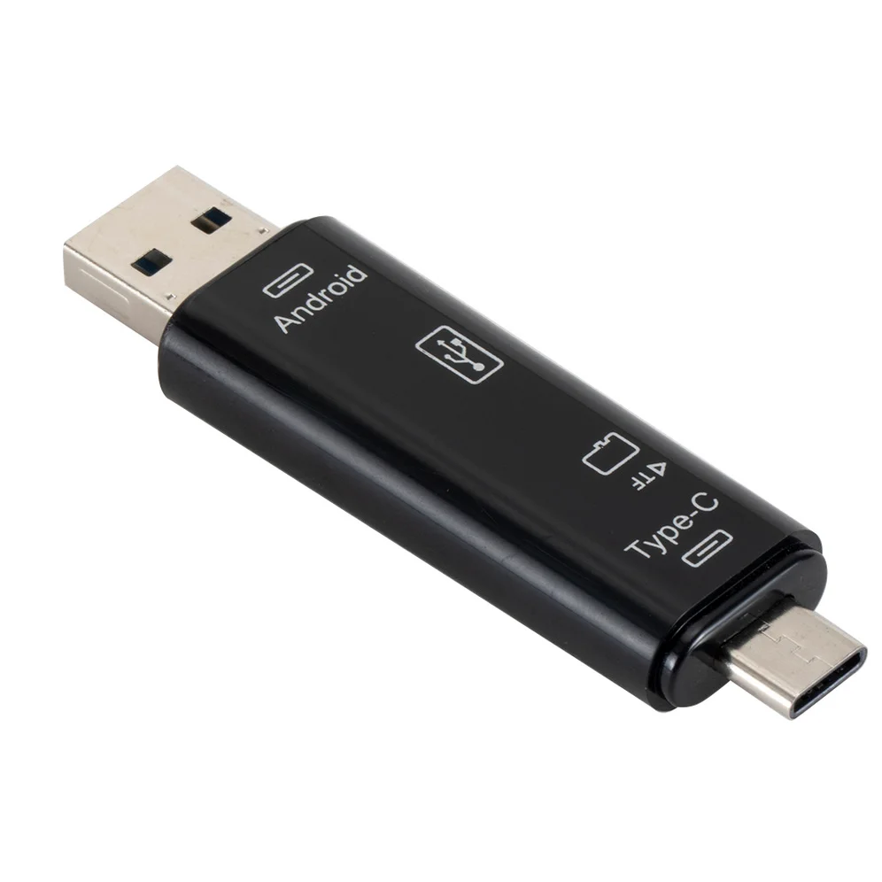 Многофункциональное устройство для чтения карт 3 в 1 USB Type-C/USB /Micro USB/TF 2.0 Φ