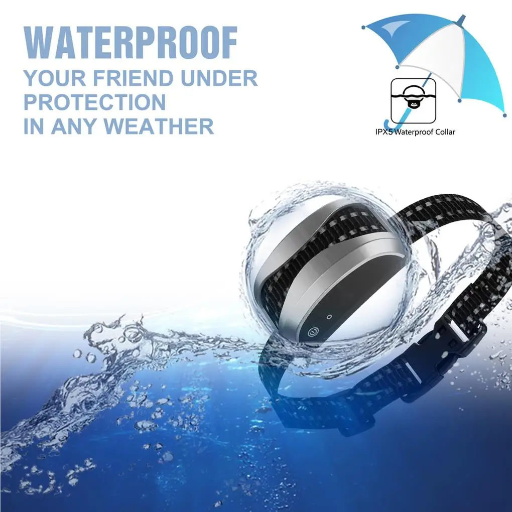 

Ошейник для дрессировки собак с 3 режимами дистанционного управления