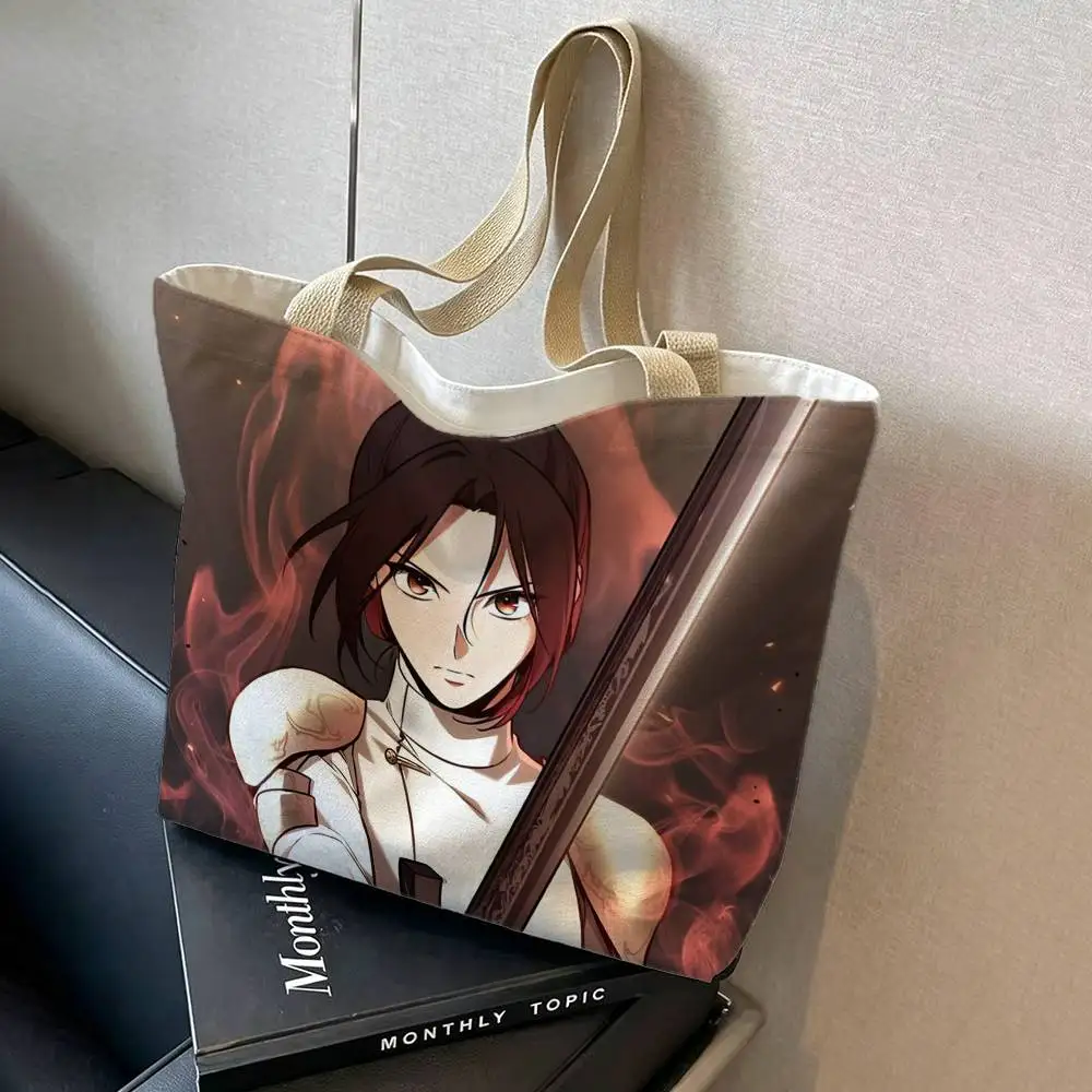 Сумка-тоут J-Jung H-Heewon ORV O-Omniscient Reader Canvas: Просторная, прочная сумка через плечо с застежкой, классическая, идеально подходит для работы (art.: 3920dc0729dea) - 3920dc0729dea