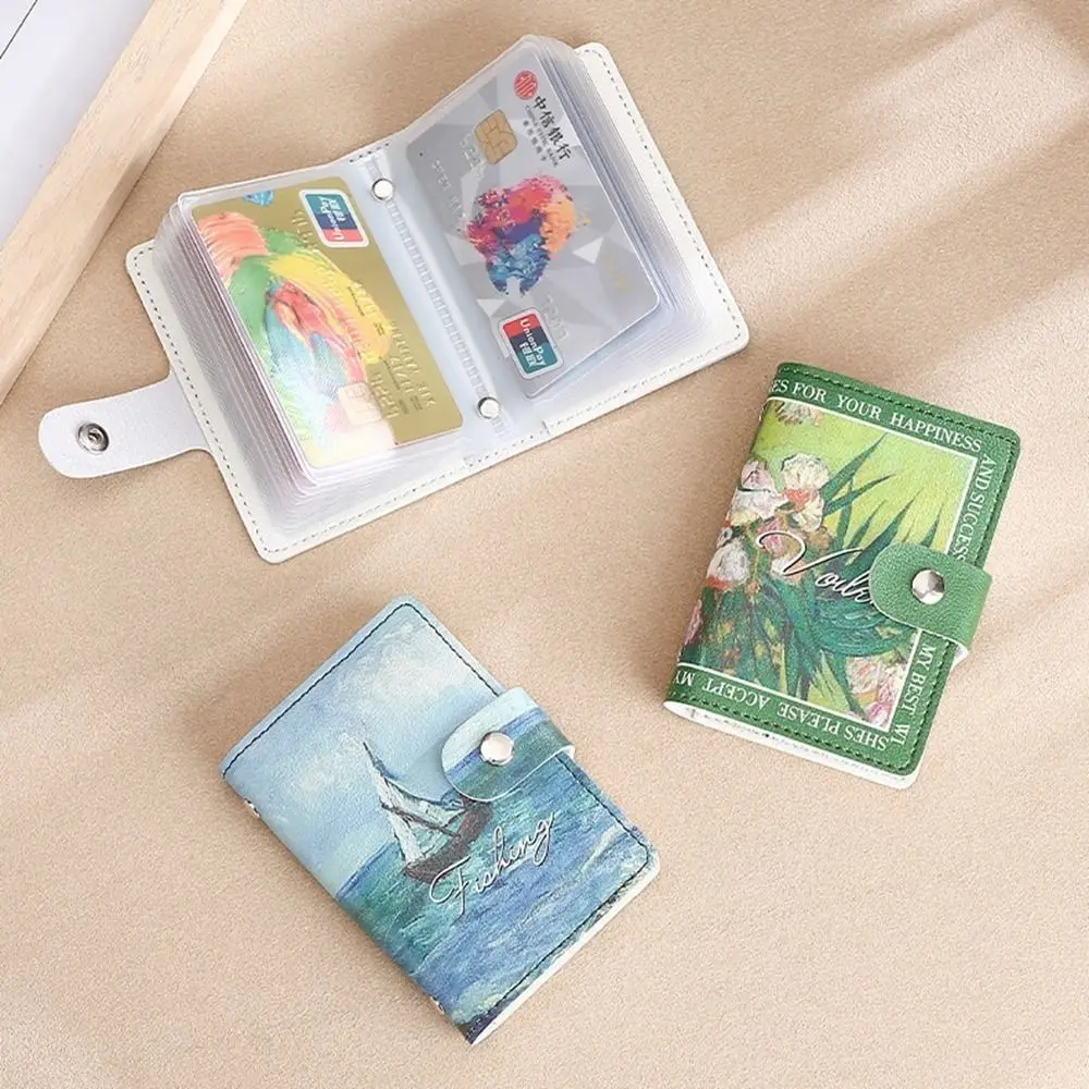 

Creative Simple Women Wallet Multi Compartment Credit Card Clip Fashion Multifunction Organ Card Holder
