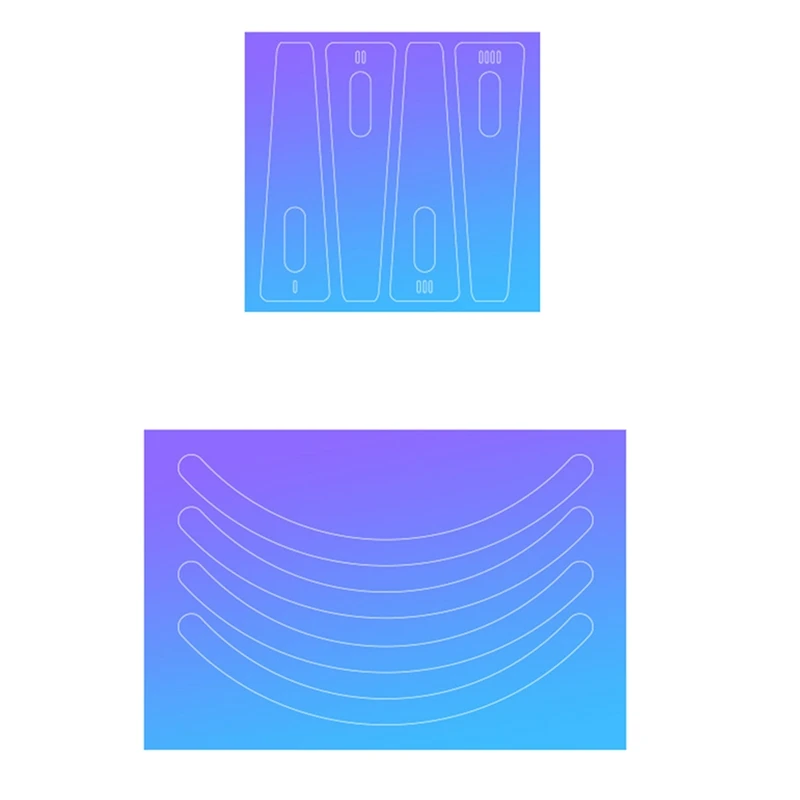 

PVC Accessories Luminous Stickers For Avata Through Night Flight Night Flight Luminous Drone Accessories, Gradient Color