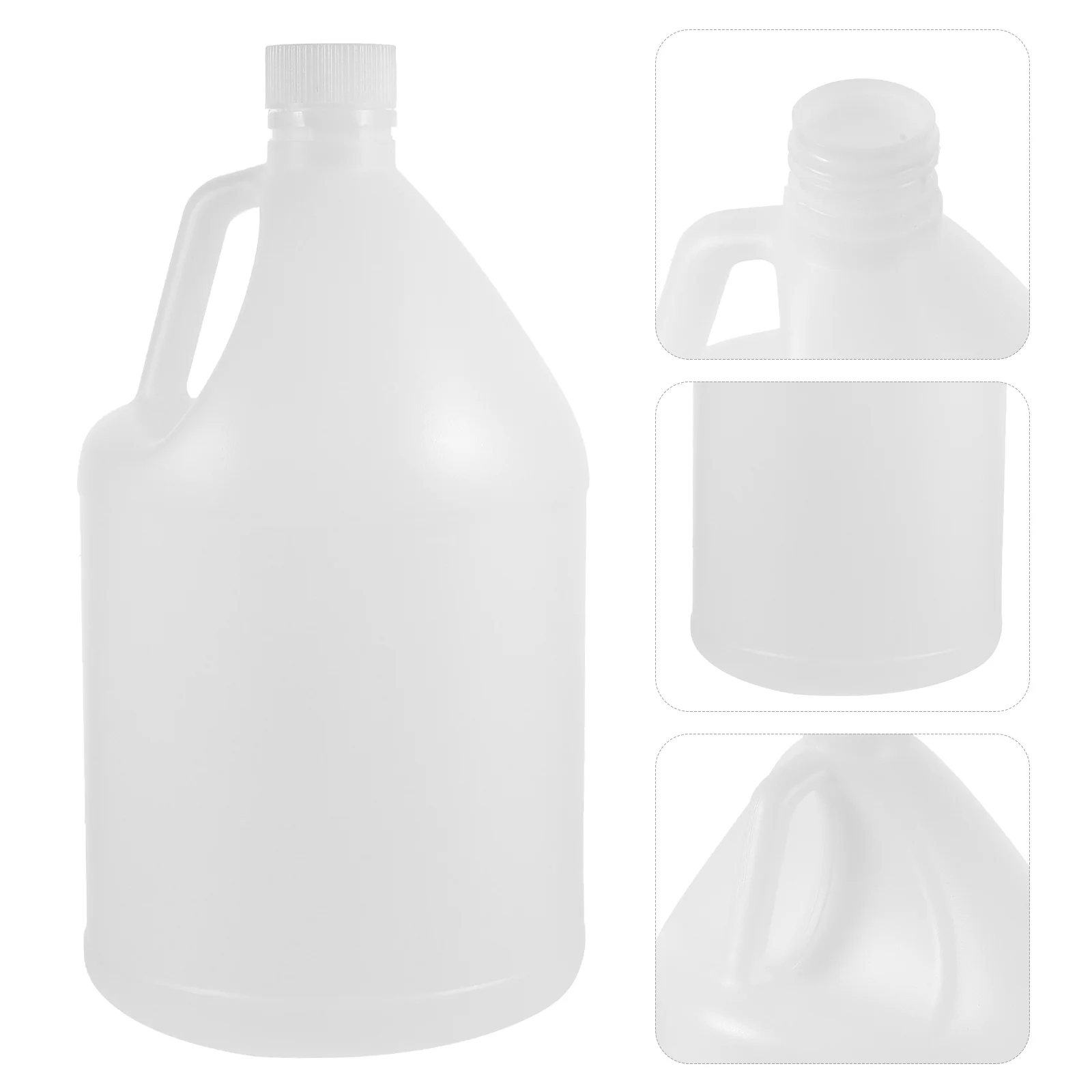 

Waterbottle Plastic Barrel White Jug Oil Container Handle 4 Liter Gallon Empty Large Capacity Kettle Hdpe Bucket With