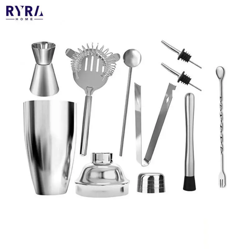 

550ml/750ml Cocktail Mixer Set Stainless Steel Bar Cocktail Mixer Wine Martini Boston Shaker For Drink Bartender Barware Tools