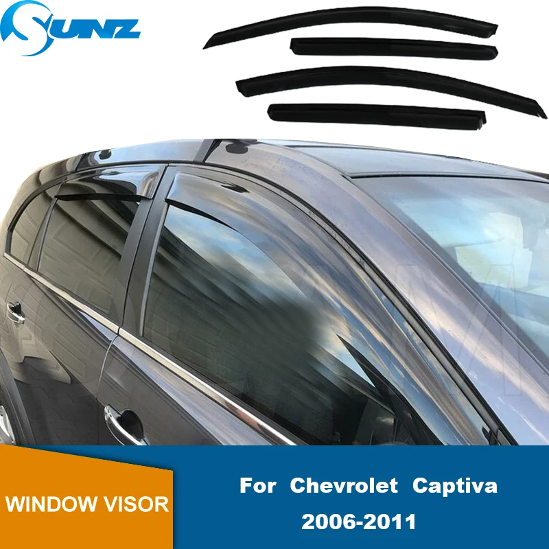 Window Visor For Chevrolet Captiva 2006 2007 2008 2009 2010 2011 Window Visor Rain Sun  Guard Deflector Shade Awning Shelter