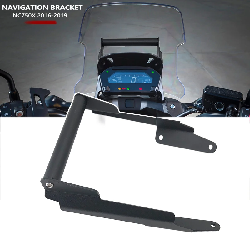 

For Honda NC750X GPS Phone Navigation Bracket Front Bar Phone Holder Mount Stand For NC 750X NC750 X 2016-2019 2018 Motorcycle