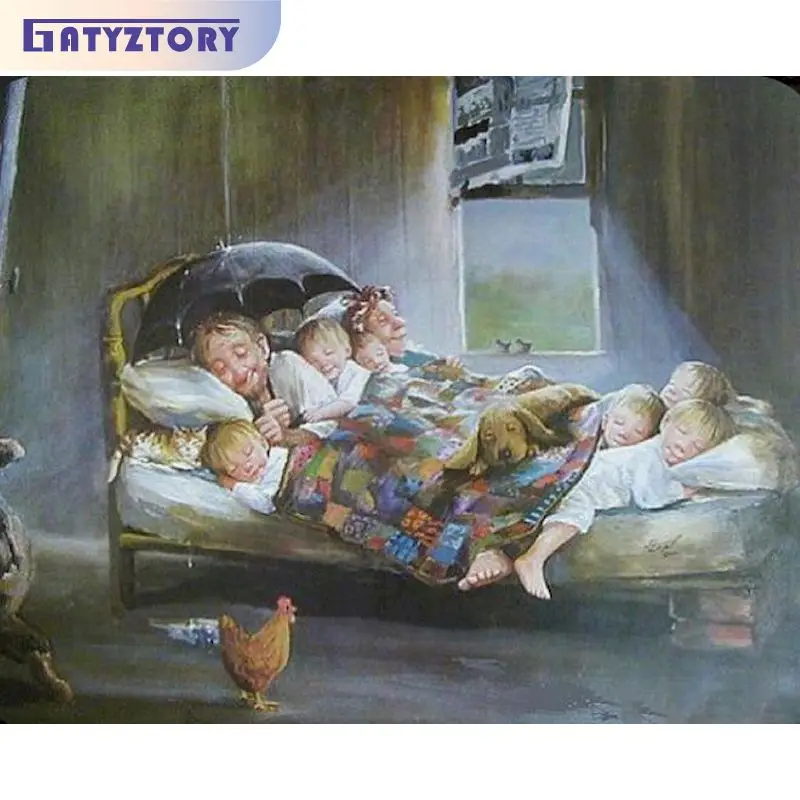 Набор для рисования по номерам GATYZTORY 40x50 см