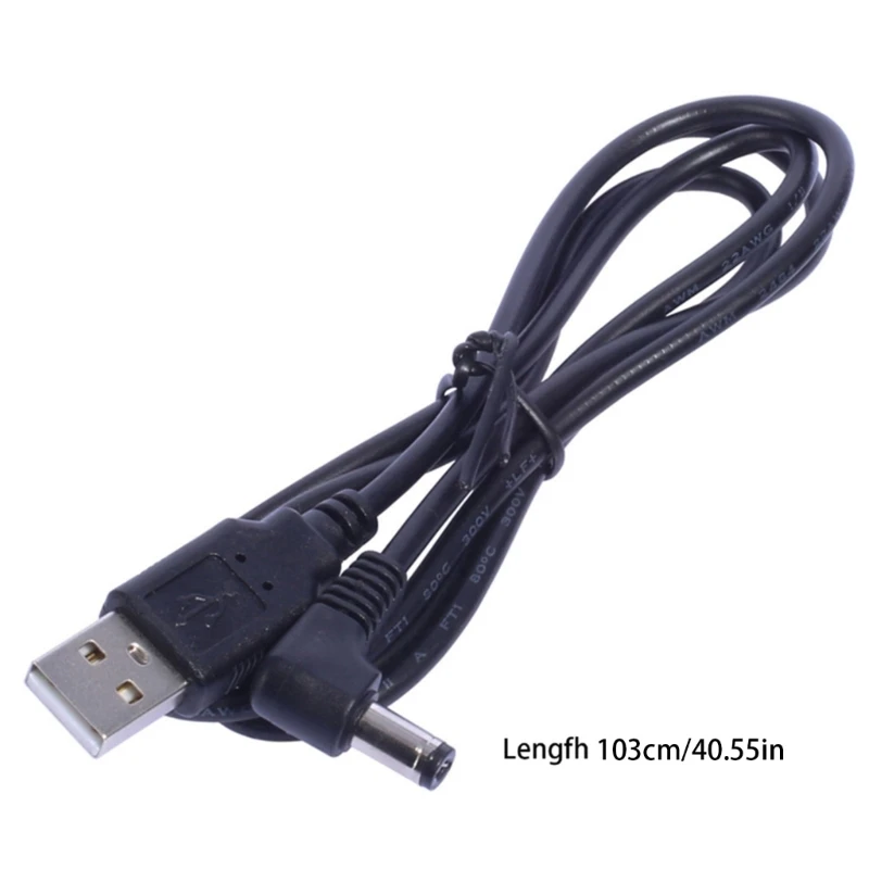 Шнур питания USB-DC 5 x 2 1 мм для радиобудильника силовой кабель 20AWG