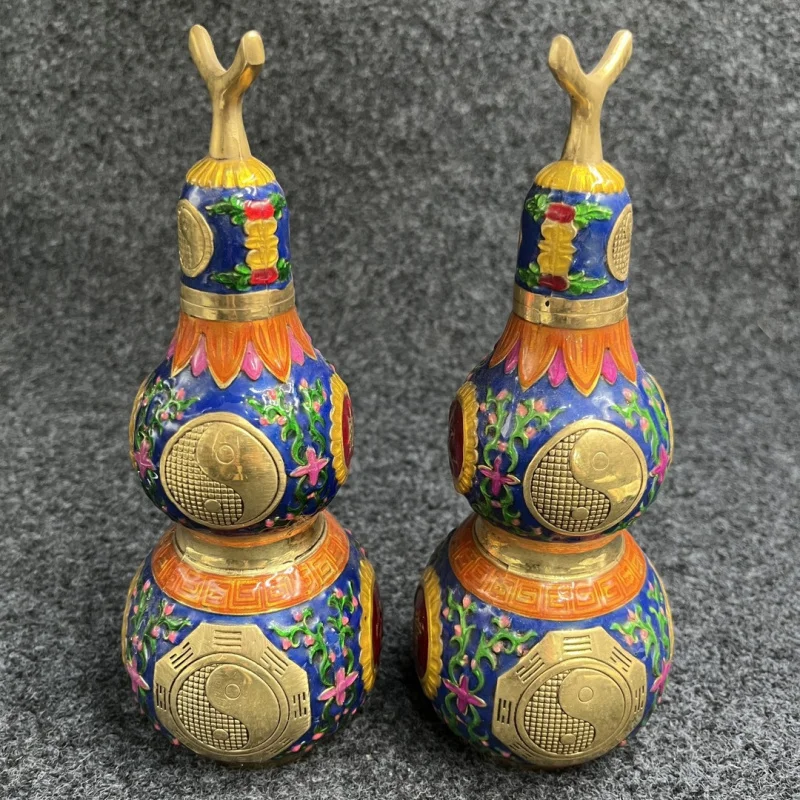 Оптовая продажа антикварные перегородчатые тыквы украшения эмаль антикварная