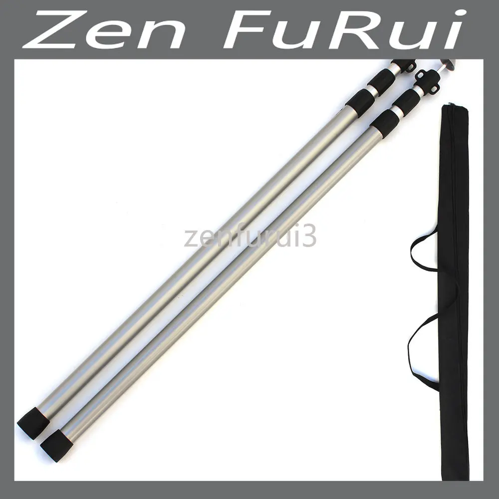 

Aluminum Alloy Canopy Pole Tent Outdoor Support Pole Aluminum Pole Ultra-long 2.3M Telescopic Bracket Ultra-light Flare