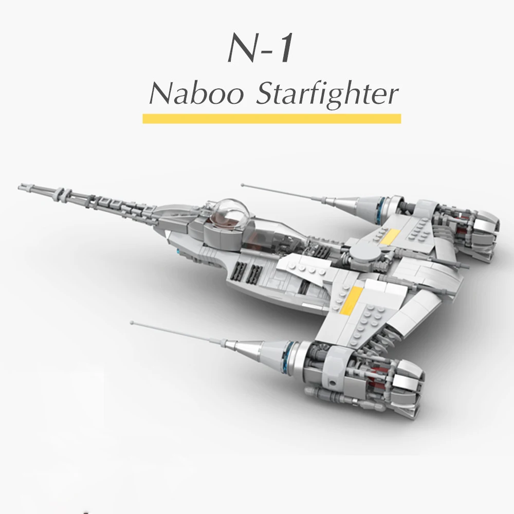 

X-wing Fighter Mandalorians Djarin's N-1 Starfighters Spaceship 75325 Building Blocks Build Bricks Boys Toys for Children Gifts