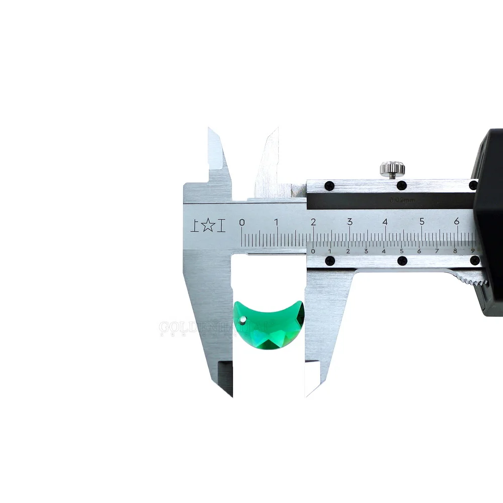 2 шт. стеклянные призмы в виде радужной Луны 20 мм и 30