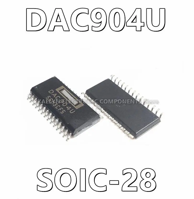 

5 шт./партия, цифро-аналоговый преобразователь DAC904U DAC904, 14 бит, 1 28-SOIC