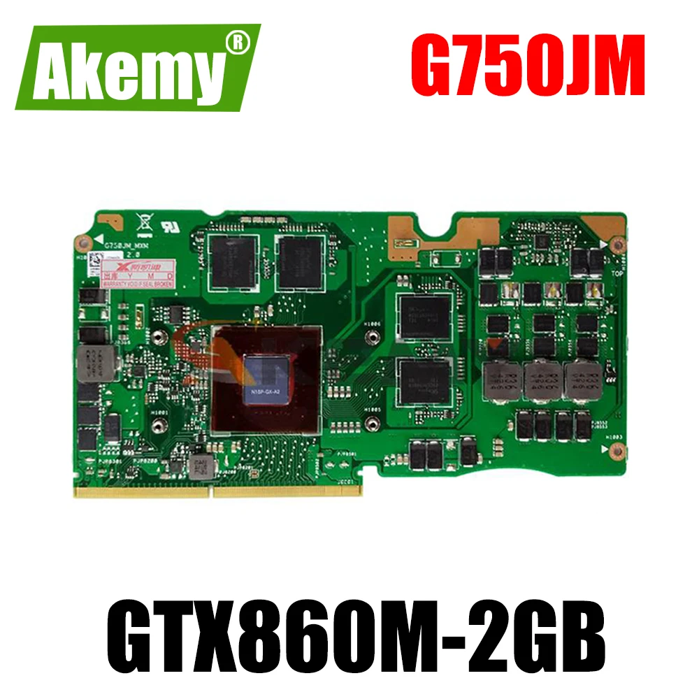 

GTX860M-2GB материнская плата для ноутбука ASUS G750JM (оригинальная видеоплата MXM)