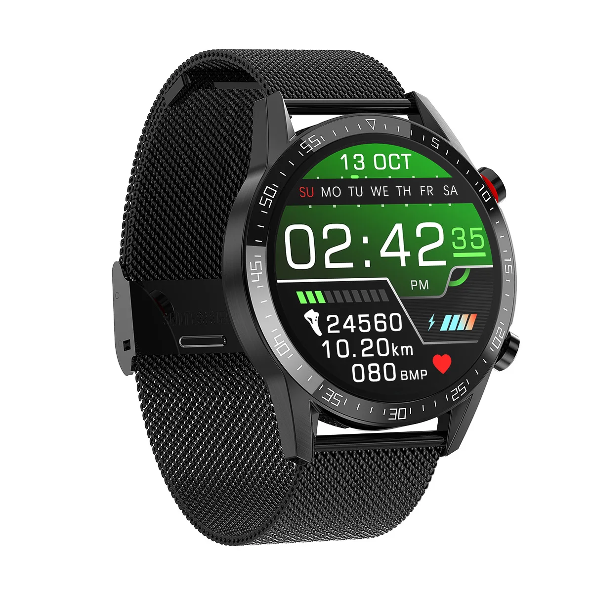 L13 Pro IP68 Waterproof Smart Watch Men ECG Heart Rate Blood Pressure Monitor LED Flashlight Sports Fitness Tracker smartwatch