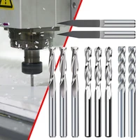 10pcs carbide end mill cutter engraving bit set cnc router bit 3 175mm milling cutter for carpentry woodworking tool accessories