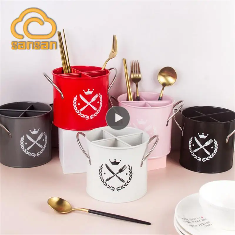 

Multifunctional Cutlery Knife Fork Drain Racks For Kitchen Thickened Tableware Storage Holder Box Non Slip Removable