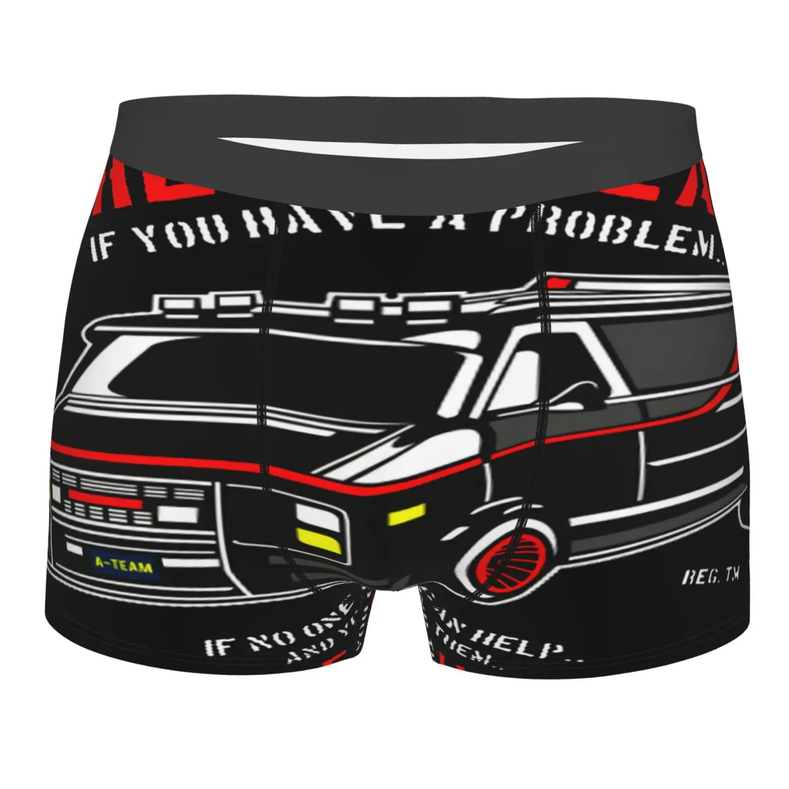 

Трусы-боксеры A Team Film 80S Tv Series Мужские, шорты-боксеры для мальчиков, пикантное Мужское нижнее белье с карманами, Длинные мужские трусы из поли...