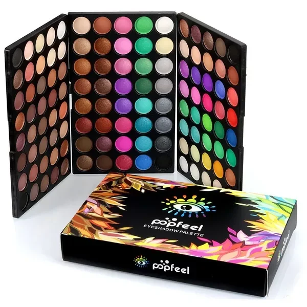 

NEW2023 120 Eye Make Up Palette Shimmer Matte Eyeshadow Palette Professional Full Color Beauty Cosmetic Woman Makeups Gift