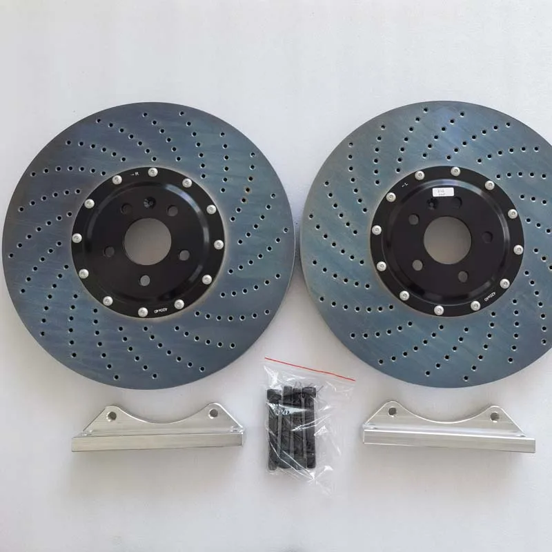 

Jekit Big Brake Disc 420*40mm Drilled Disc Kit For RS6 10 Pots Caliper
